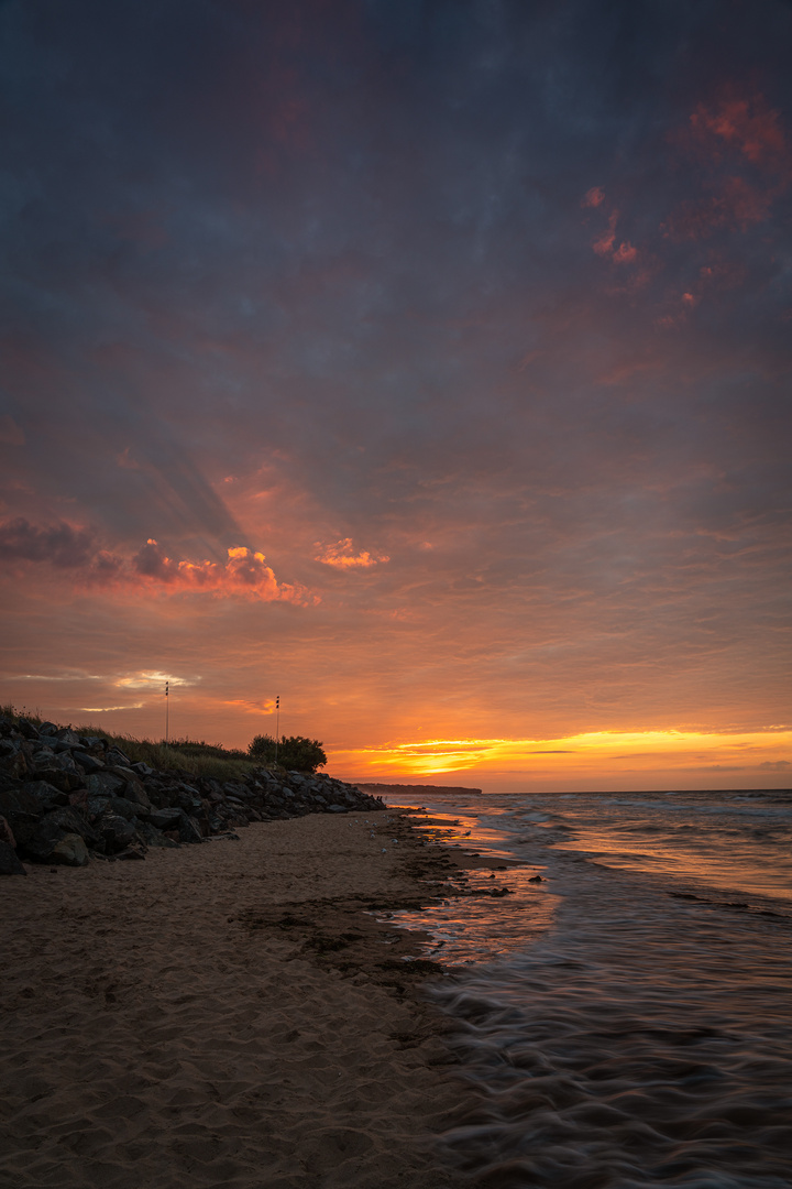 Omaha Beach Sunset