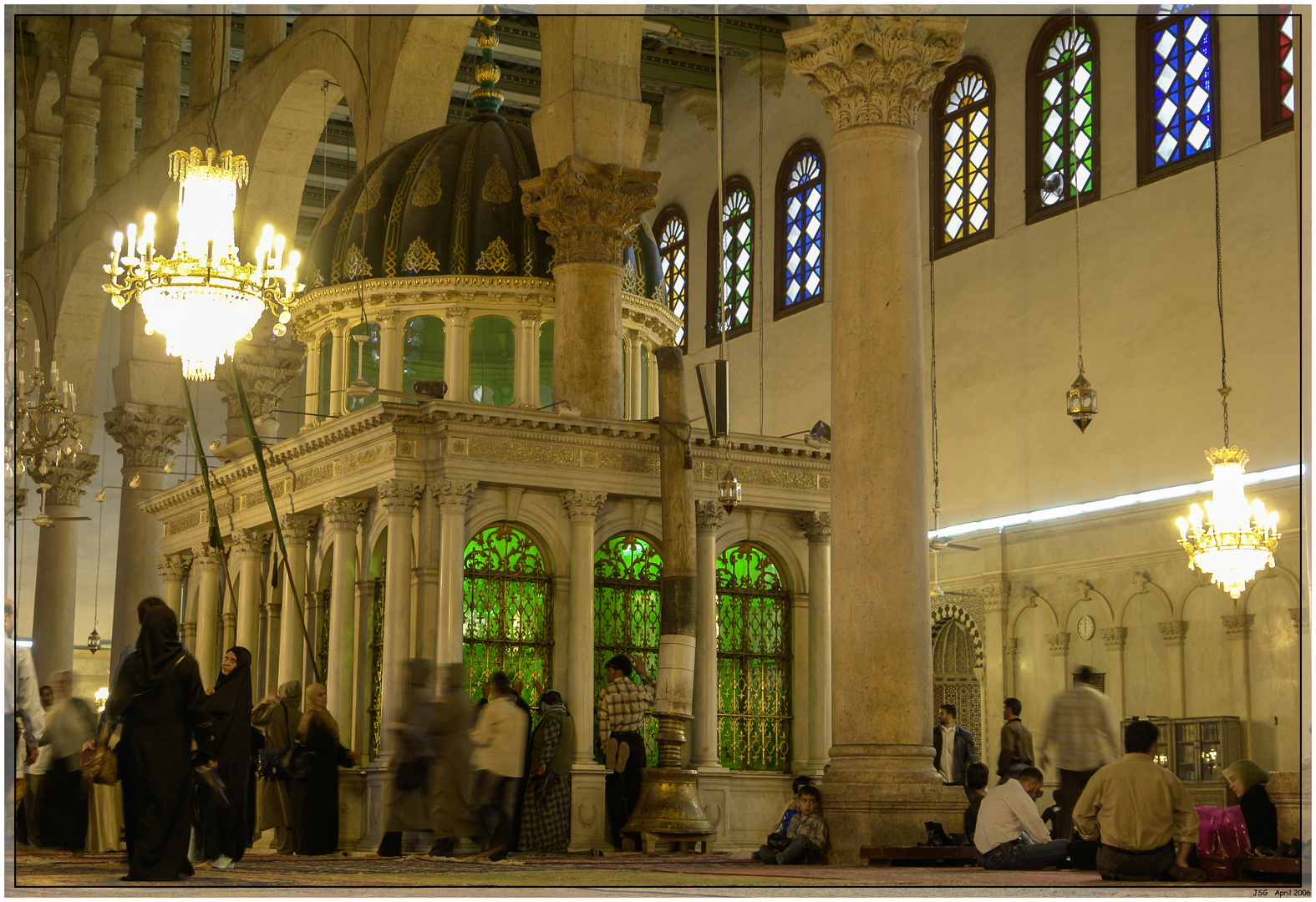 Omajjadenmoschee vor dem Bürgerkrieg