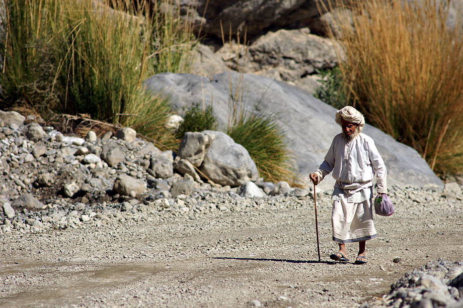 Oman 2008 -17 „Die Begegnung mit dem alten Mann“