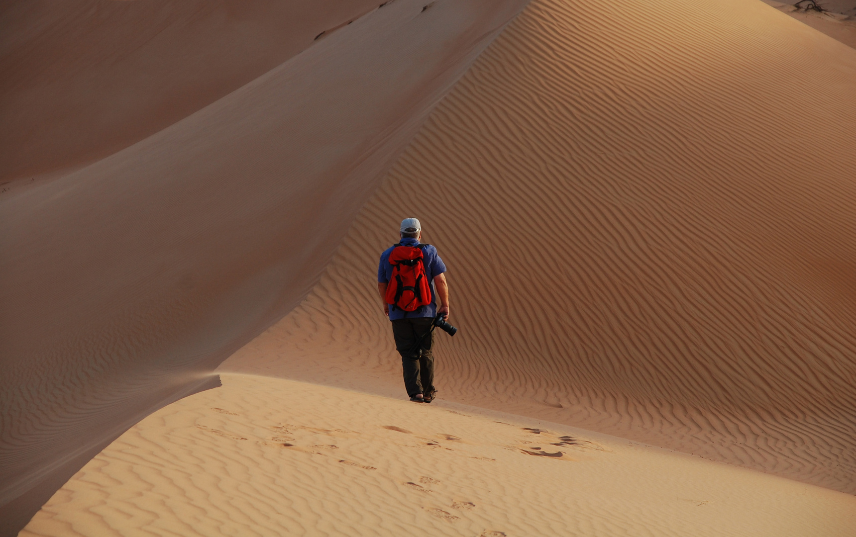 Oman - Abendwanderung in der Wüste