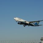 Oman Air beim Abflug von München