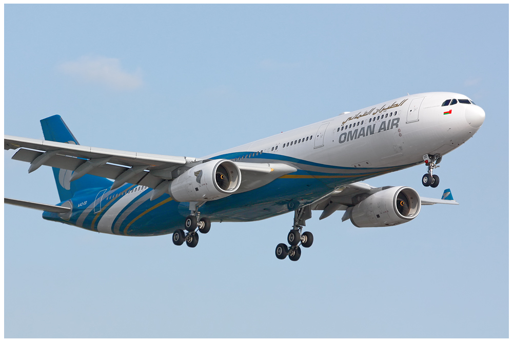 Oman Air in Heathrow