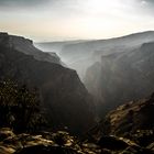 Oman Jabal Akhdar-Gebirge - Das letzte Licht im Canyon