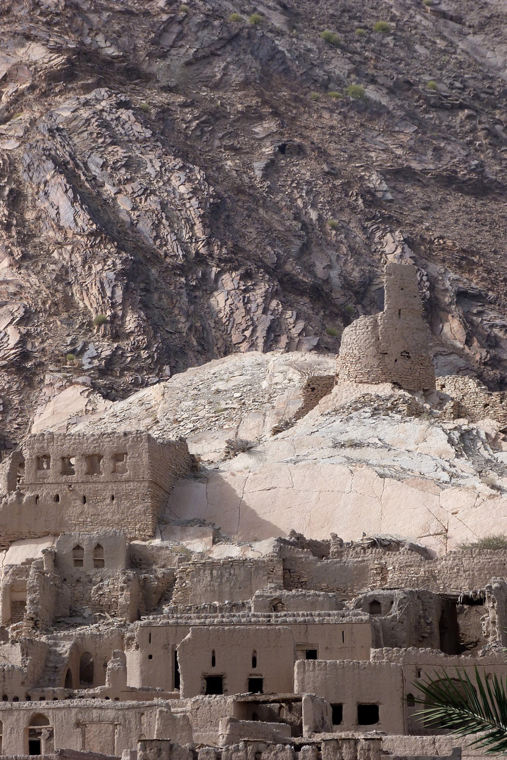 Oman, verlassenes Bergdorf