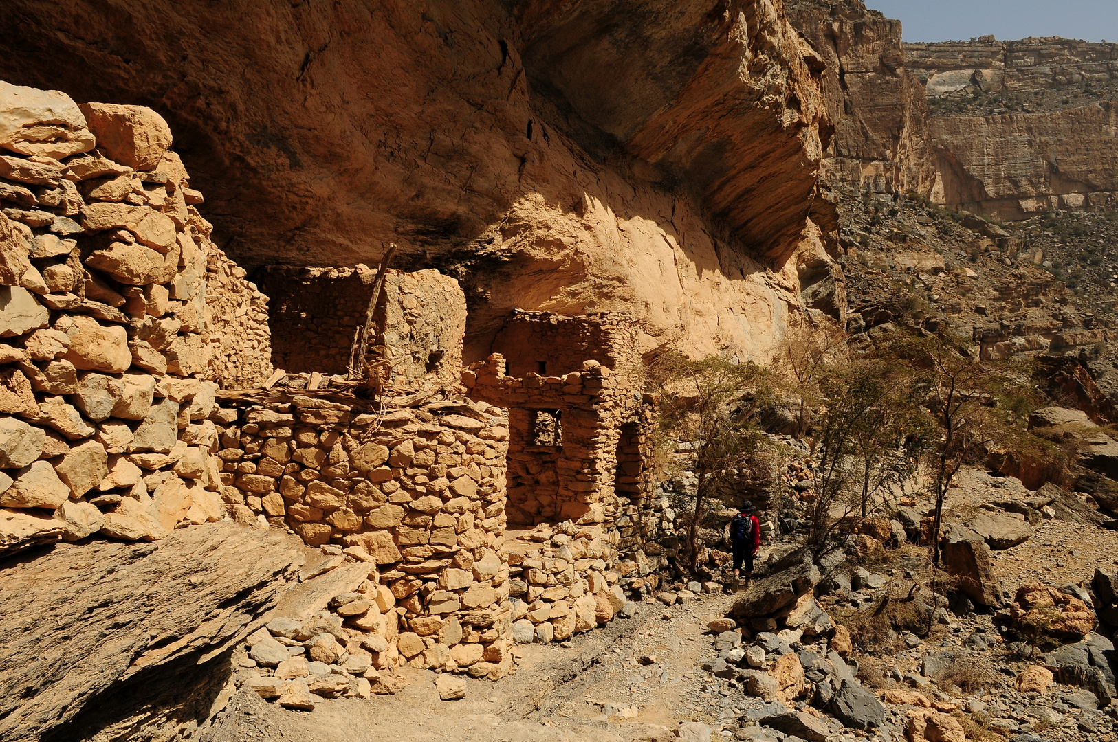 Oman zu Fuß - Das verlassene Dorf Sap Bani Khamis