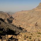 Oman zu Fuß - Schlucht am Jebel Shams