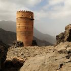 Oman zu Fuß - Wachturm im Wadi Mista