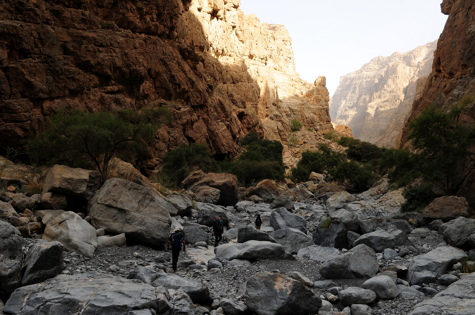 Oman zu Fuß - Wadi Muaedyn (1)