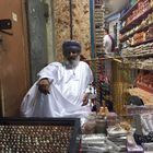 Omani Vendor at the Traditional Old Market in Muscat