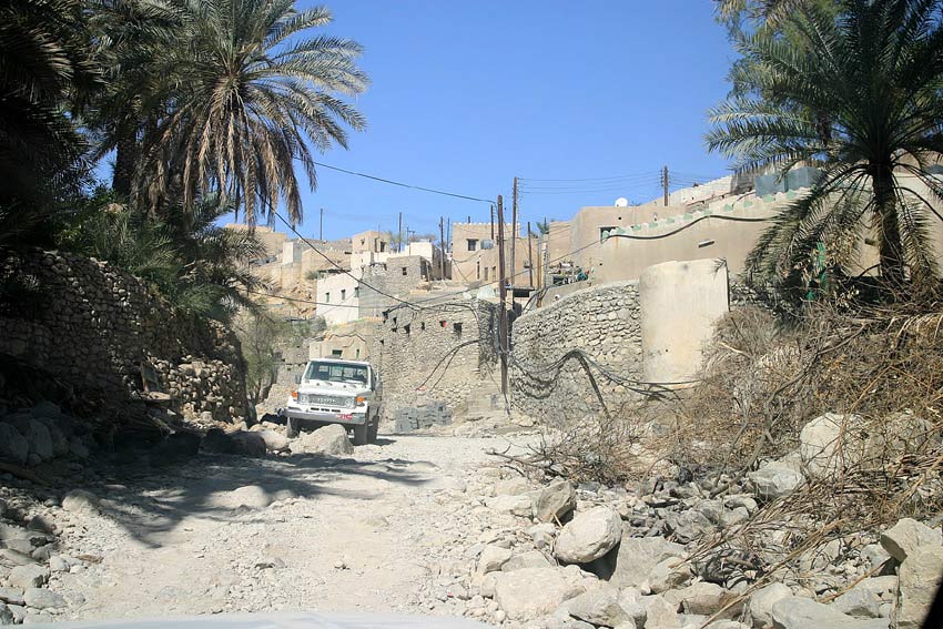 Omanreise 2004 Dorf im Wadi Bani Kalid