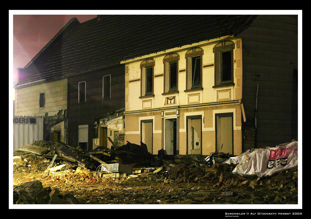 Omas Haus wird abgerissen für ein wenig Braunkohle ? Otzenrath