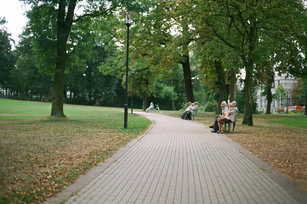 Oma´s Treffen sich im Park