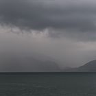 Ombofjord bei Regen