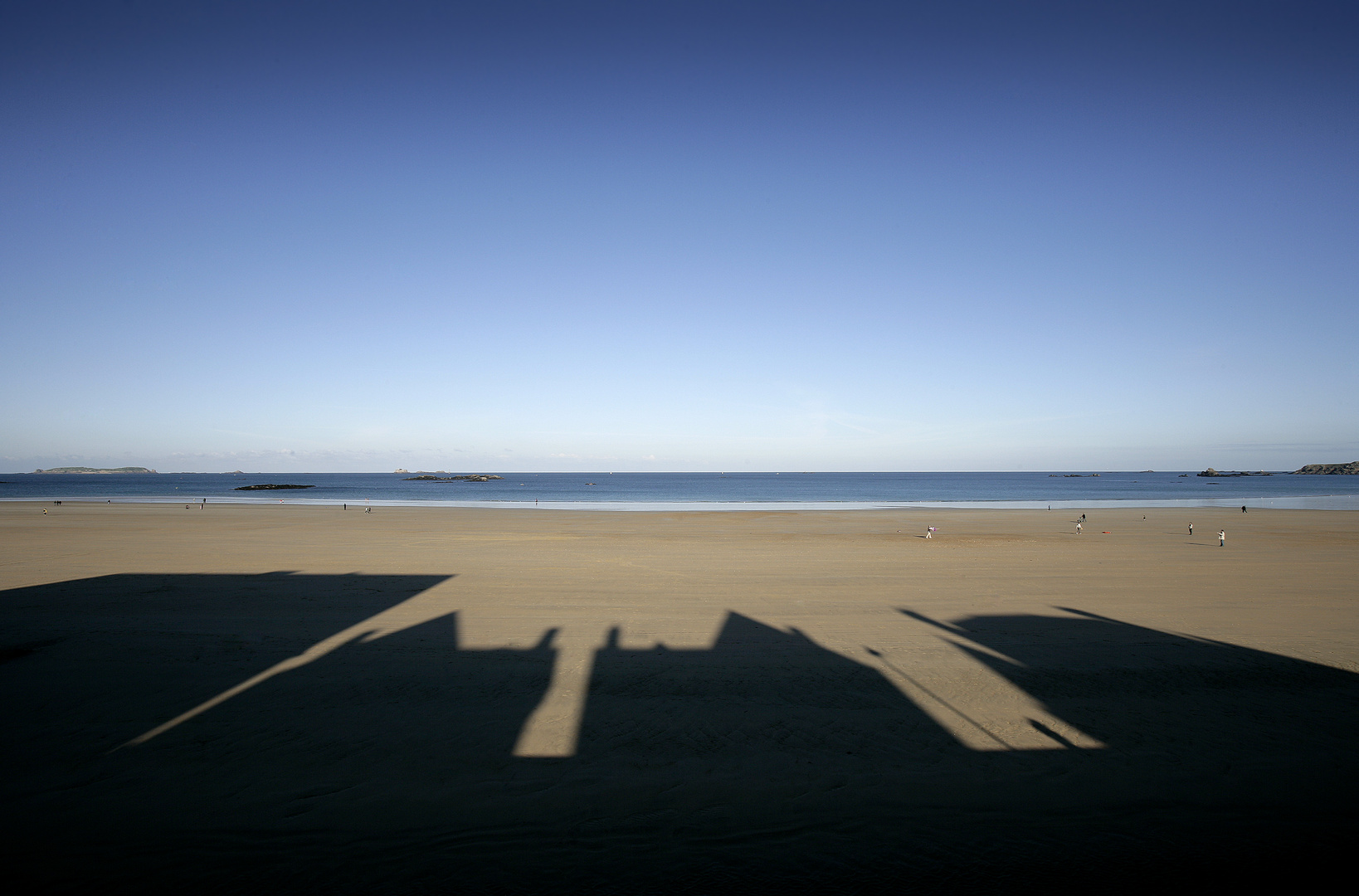 Ombre in spiaggia