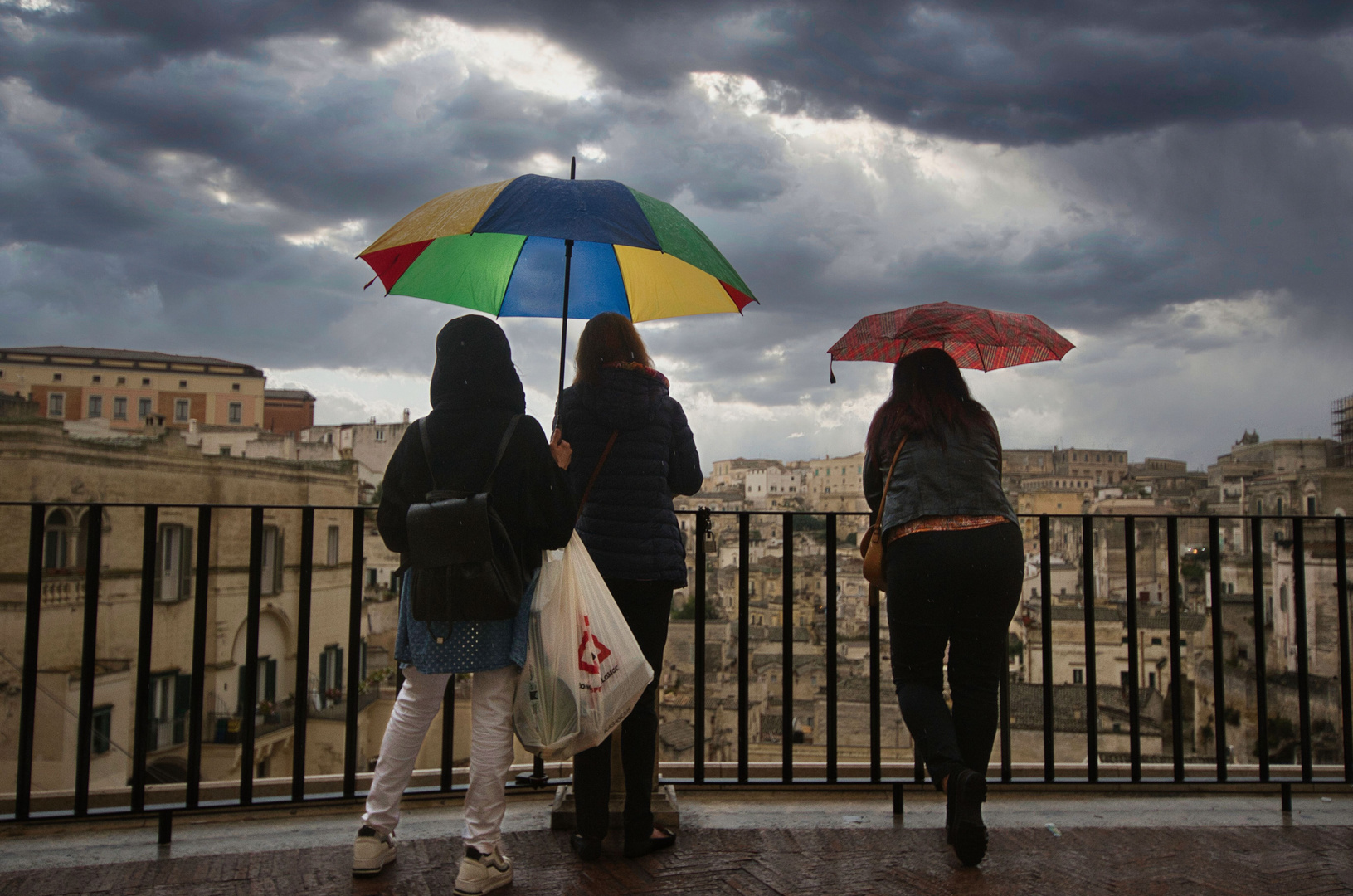 Ombrelli arcobaleno