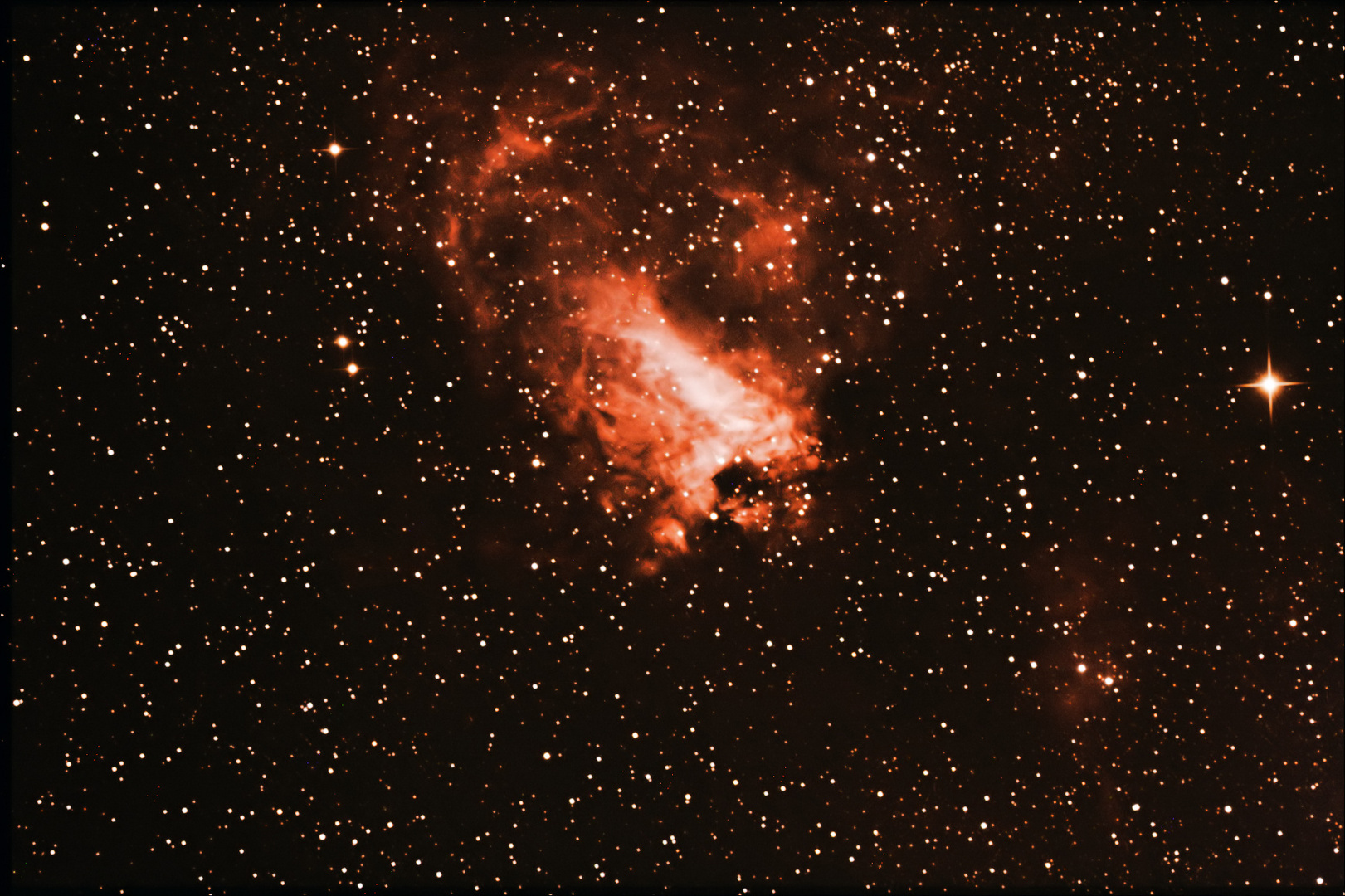 Omega Nebel M17 Im Sternbild Schutzen Foto Bild Astrofotografie Himmel Universum Natur Bilder Auf Fotocommunity