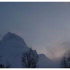 Omesberg (Lech) im Morgennebel