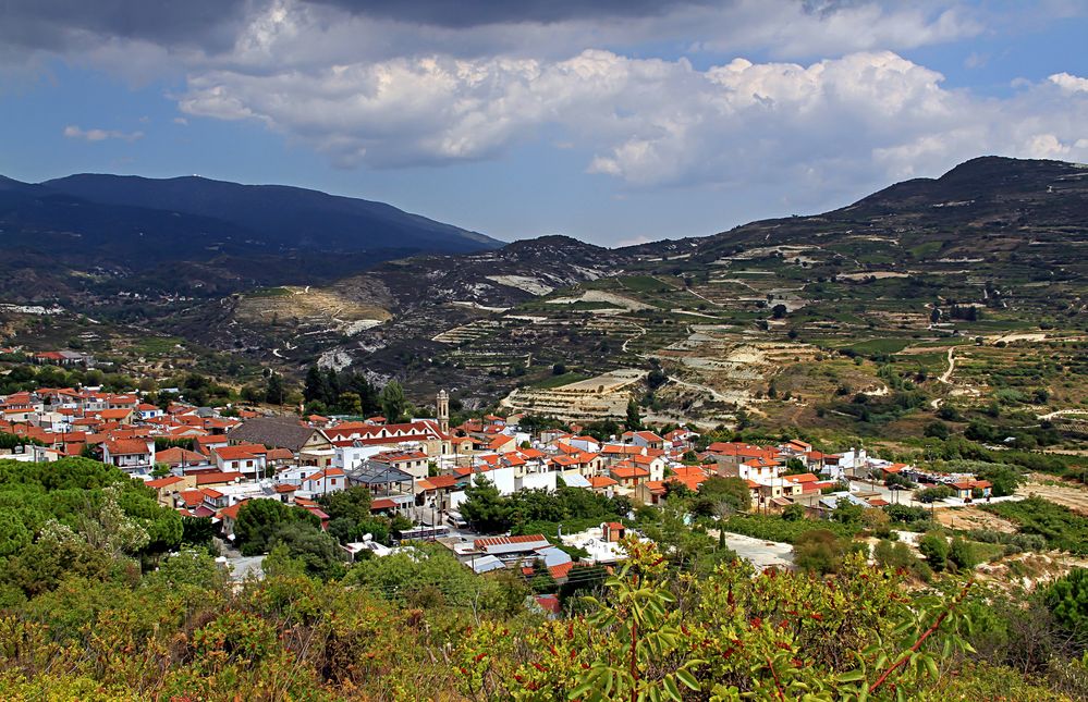 Omodos Foto & Bild landschaft, zypern, weinanbau Bilder auf