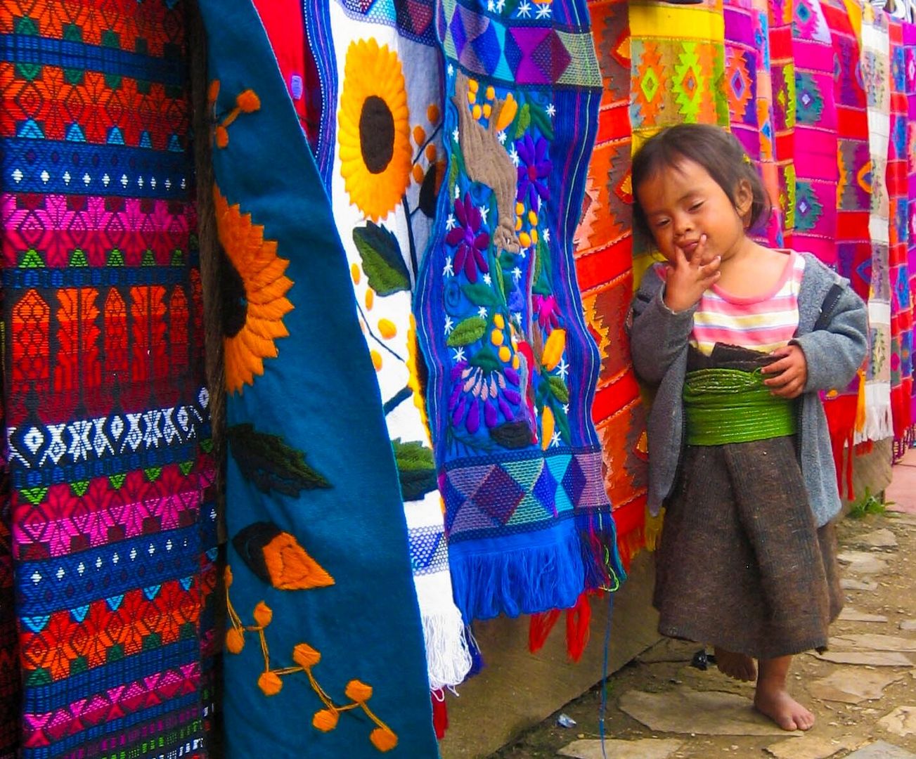 On a market place in San Cristóbal de las Casa in Chiapas