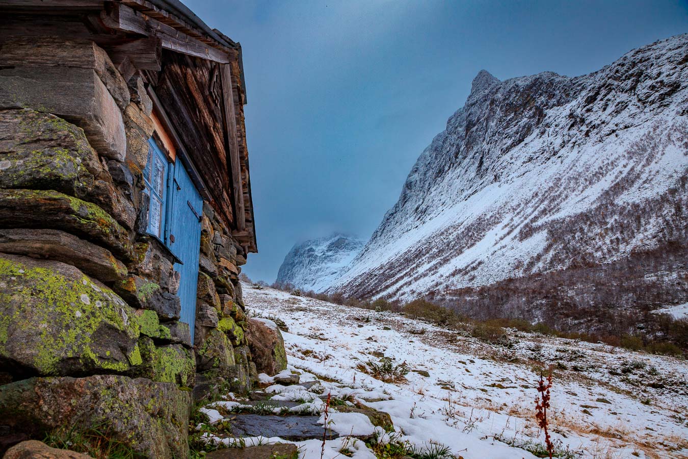 on a path in the Norwegian mountains