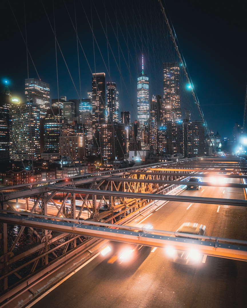 On Brooklyn Bridge...