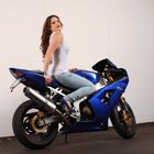 On her boyfriends motorcycle (1)