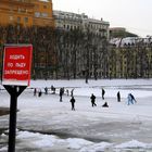 On ice it is forbidden to go!