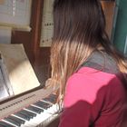 on piano class
