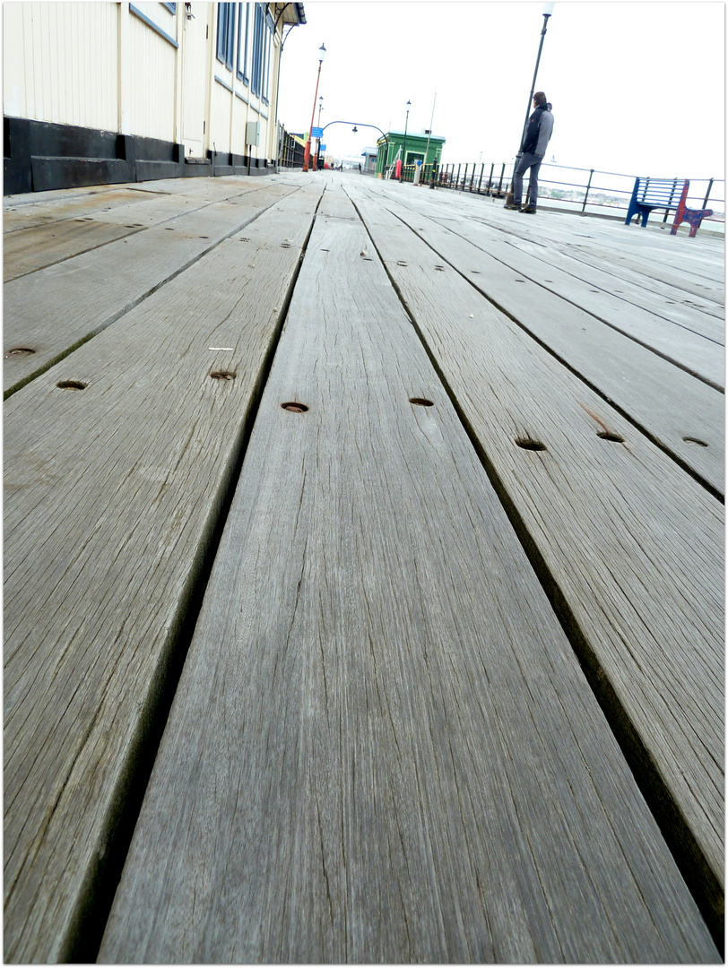 on pier