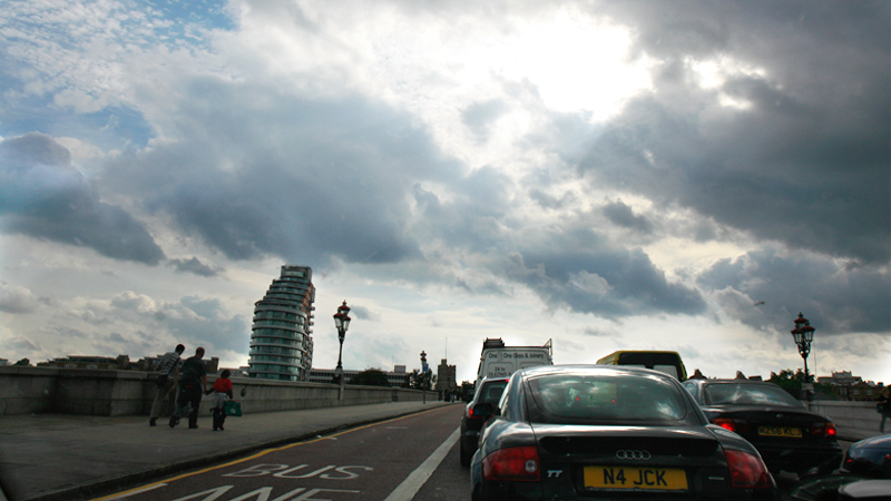 on Putney bridge