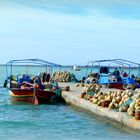 on se prépare pour la sortie de pêche