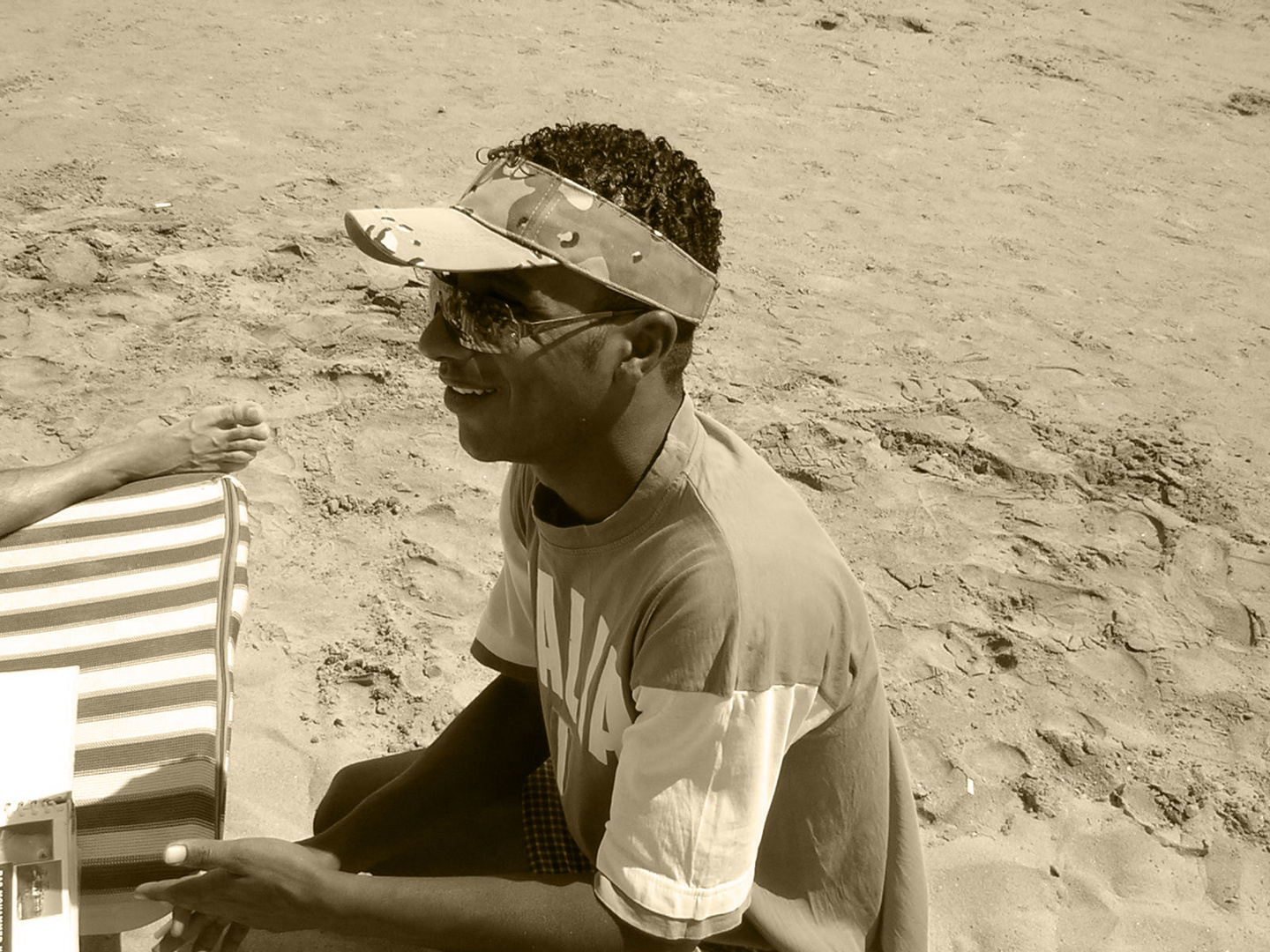 On th3 Beach