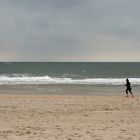 on the beach