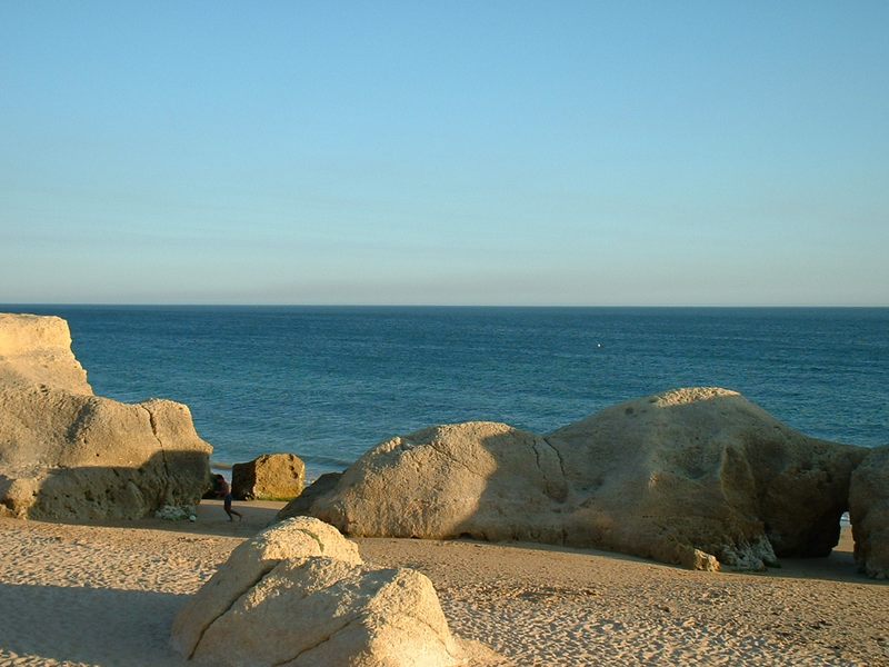 On the beach