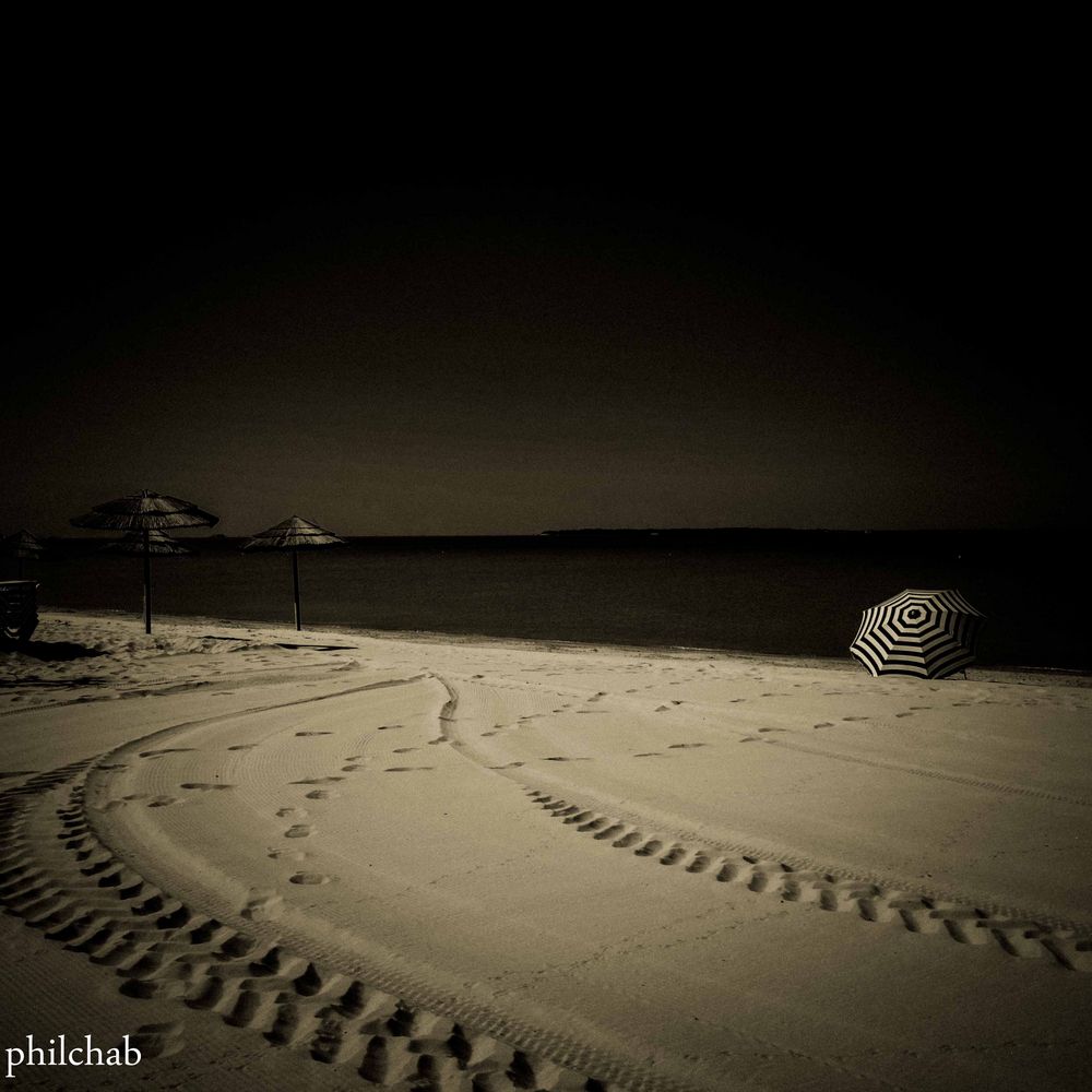 on the beach