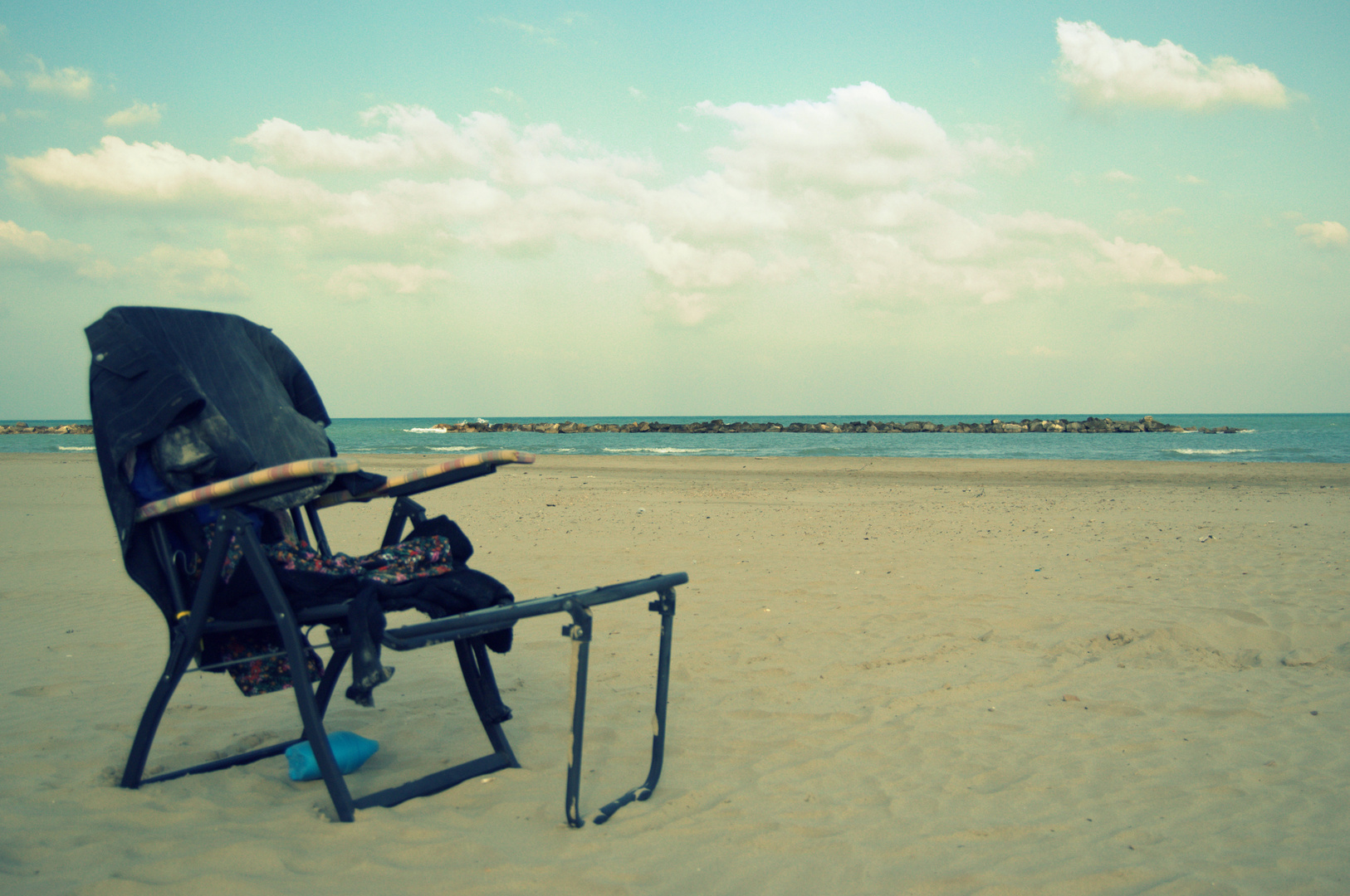 on the beach