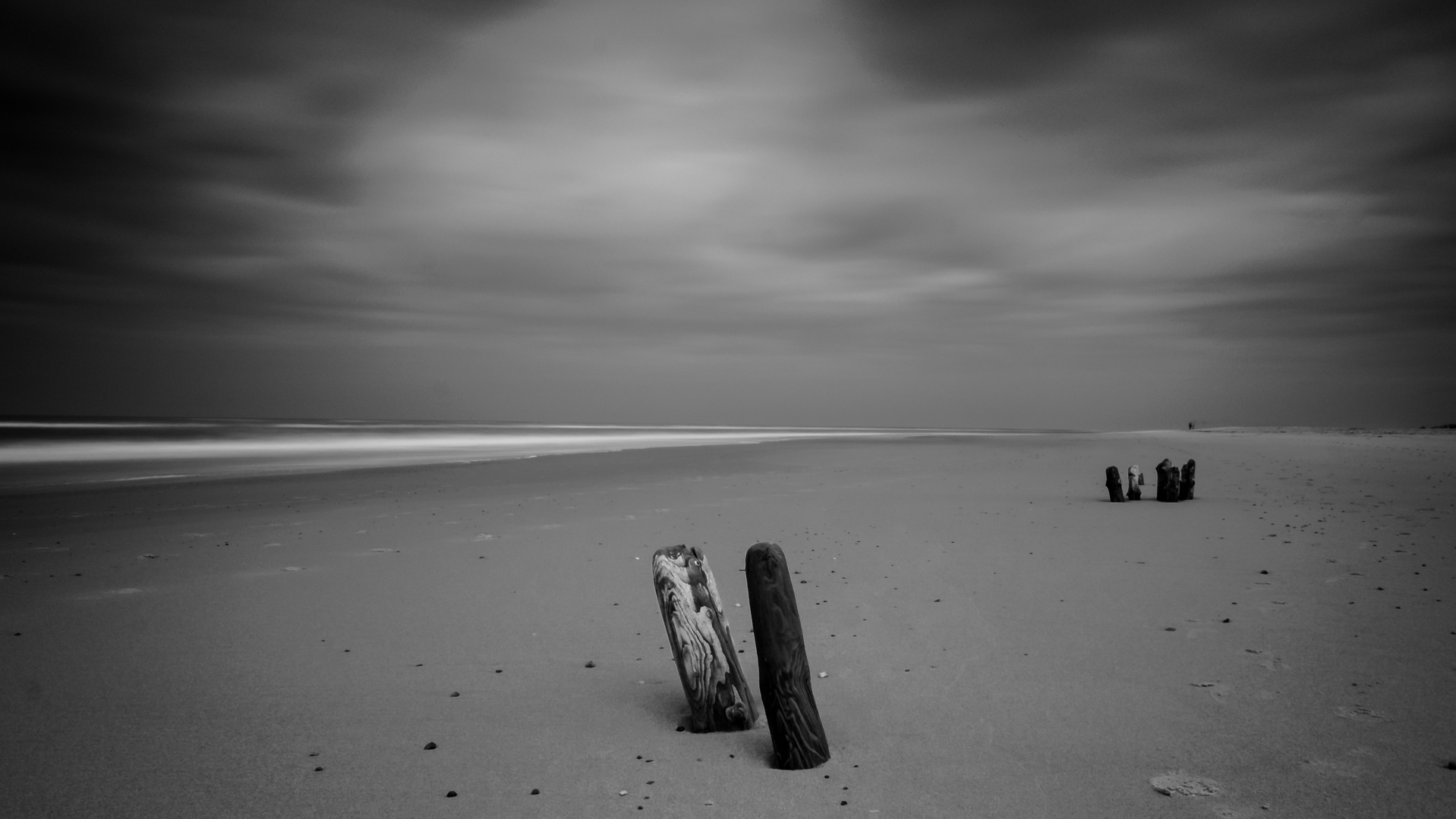 On the beach