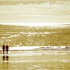 on the beach