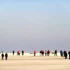 on the beach