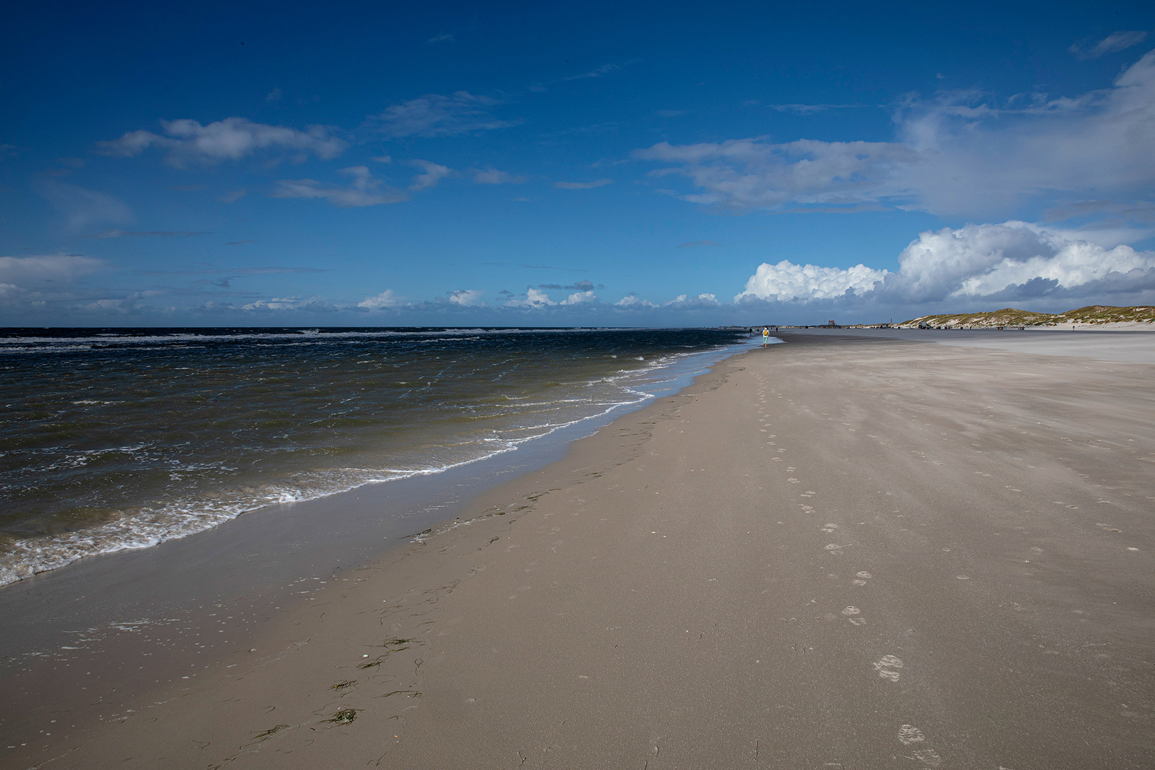 On the beach