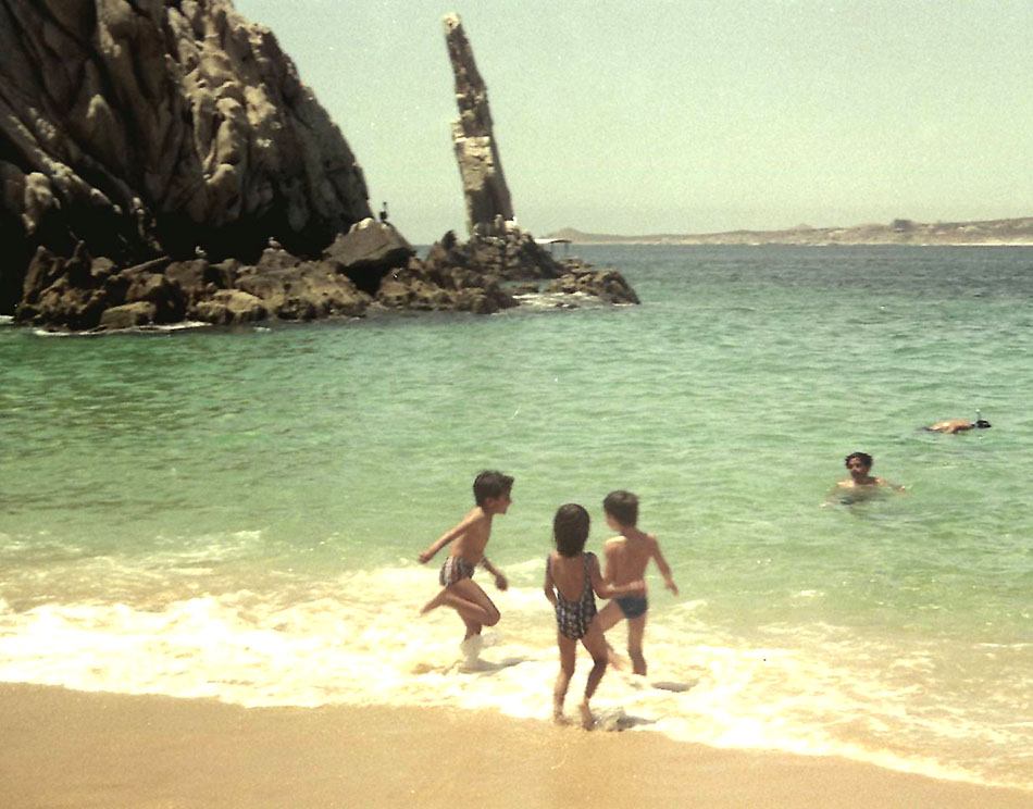 On the beach at Cabo San Lucas