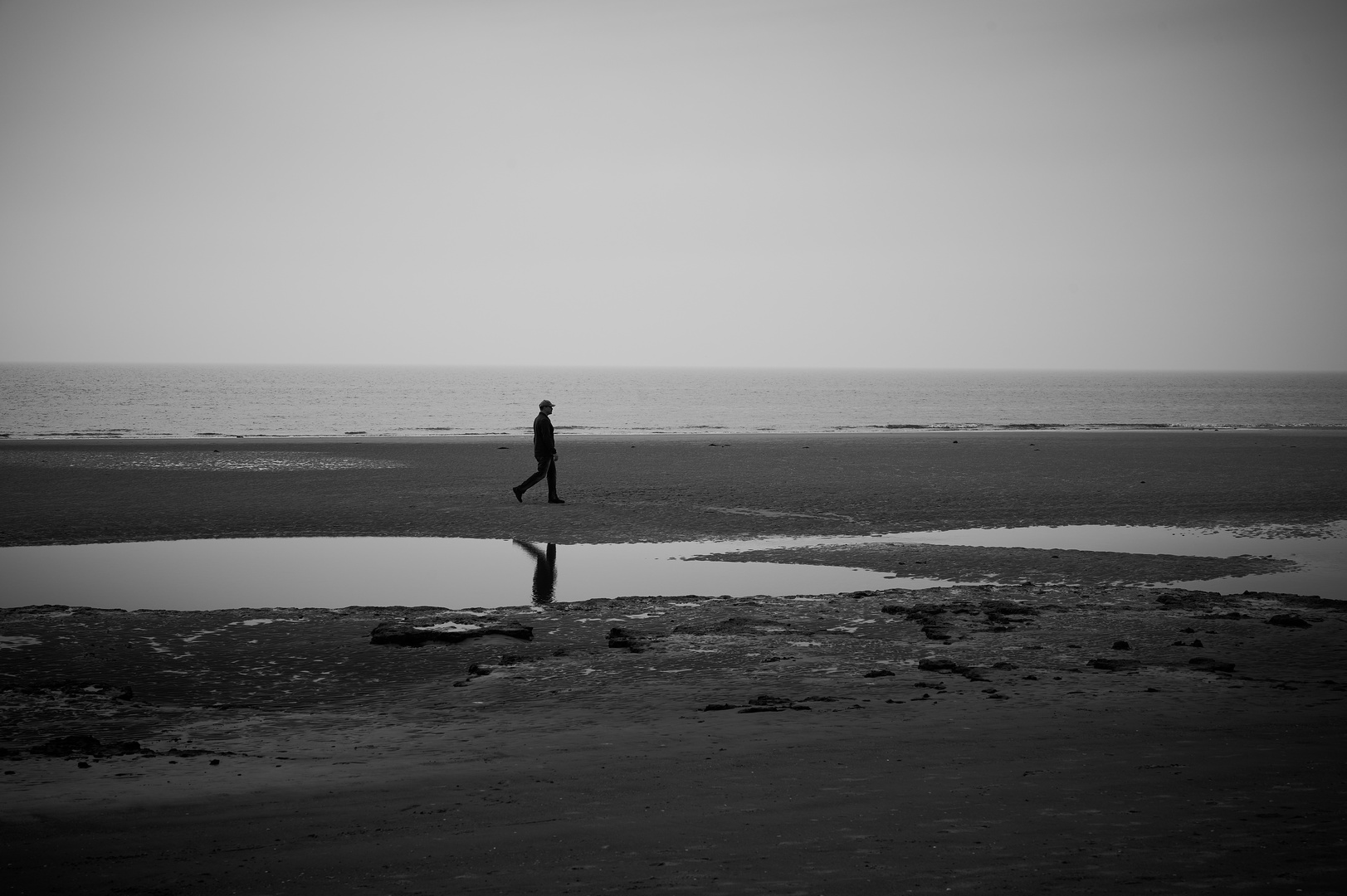 On the beach