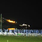 On the beach by night