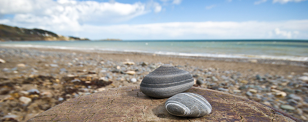 On the beach