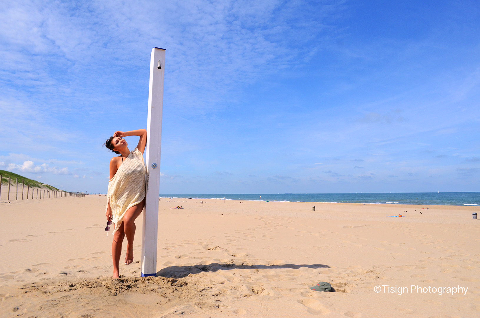 on the beach