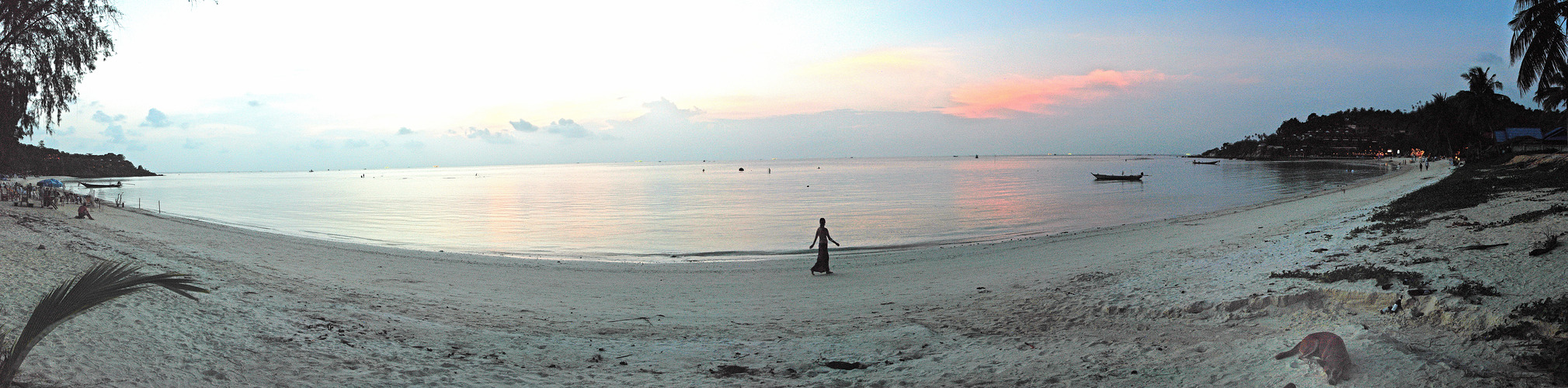 on the beach