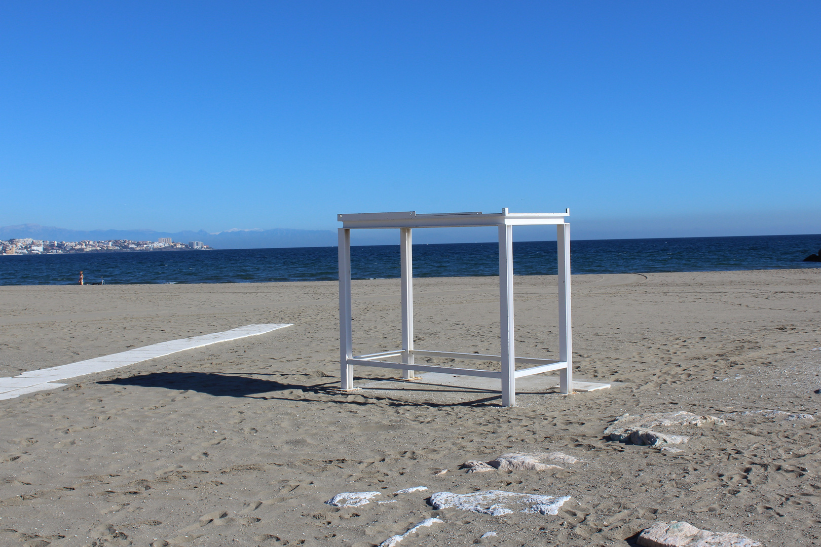 On the beach, Fuengirola, Costa del Sol, 12.2020