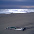 On the beach with the wind