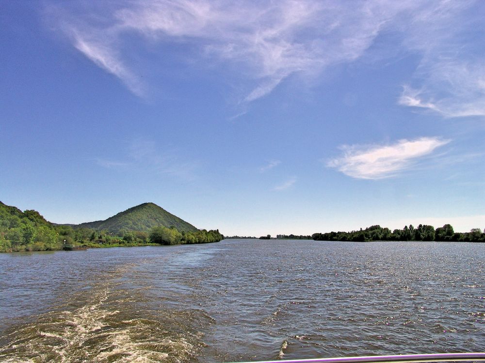 on the beautiful blue Danube