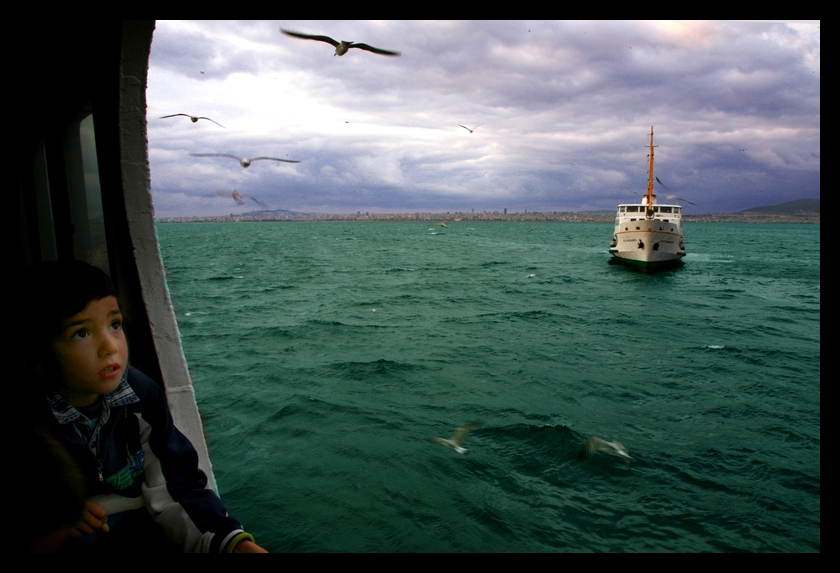 On the boat...